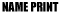NAME PRINT